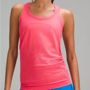 Pink Lululemon athletic tank
